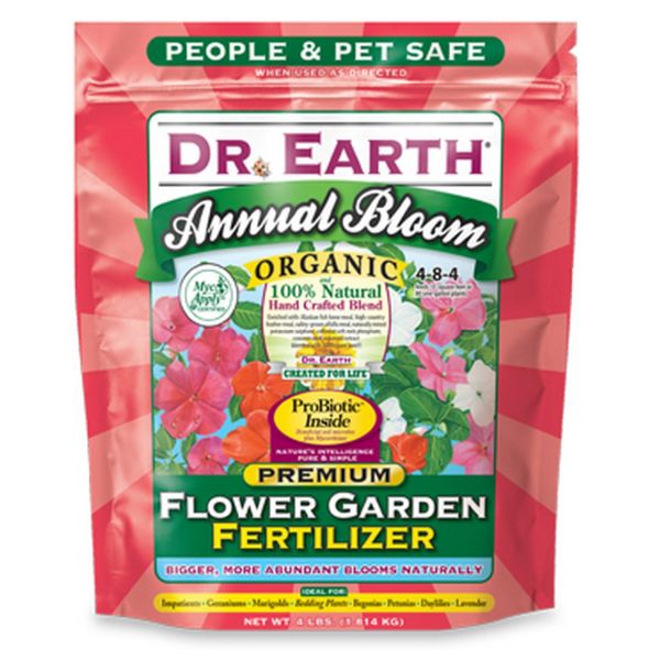 Dr. Earth Annual Bloom Flower Garden Fertilizer 3-7-4